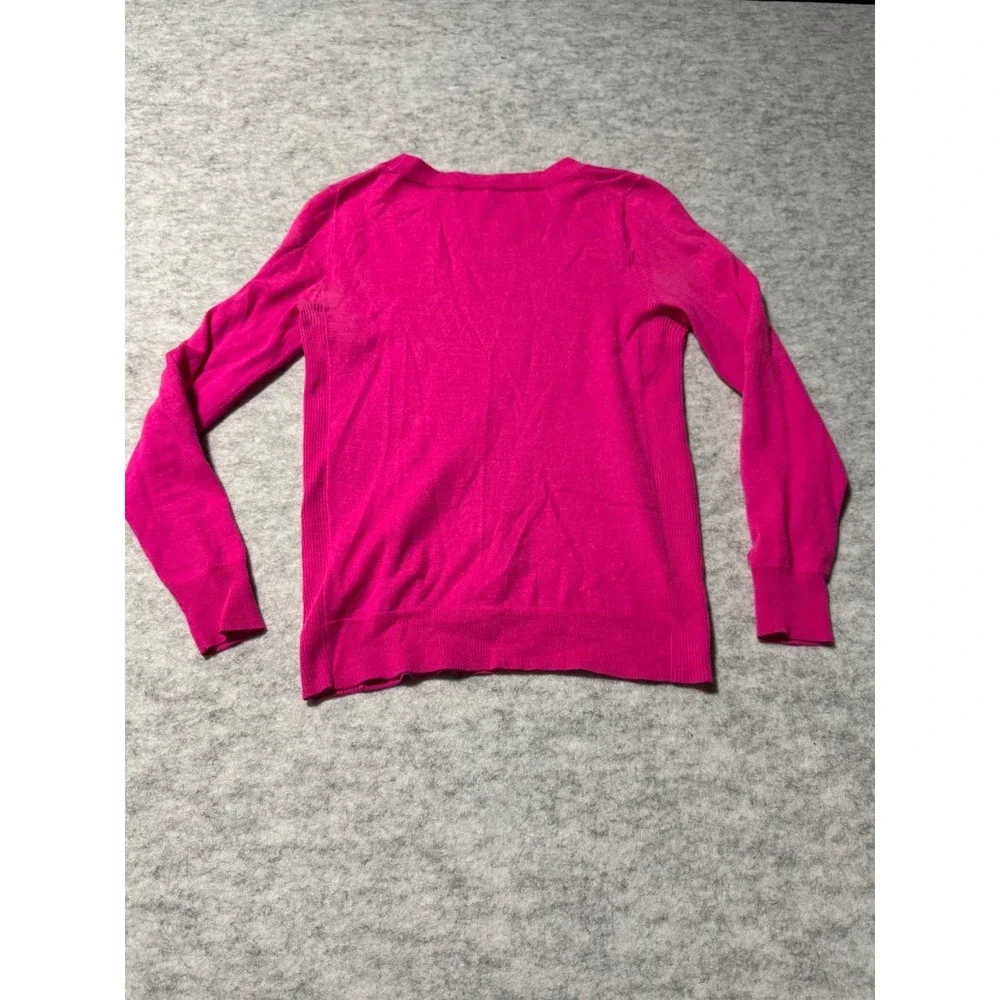 J.Crew Factory Small Pink Merino Wool Blend Sweater Long Sleeve Pullover Women s